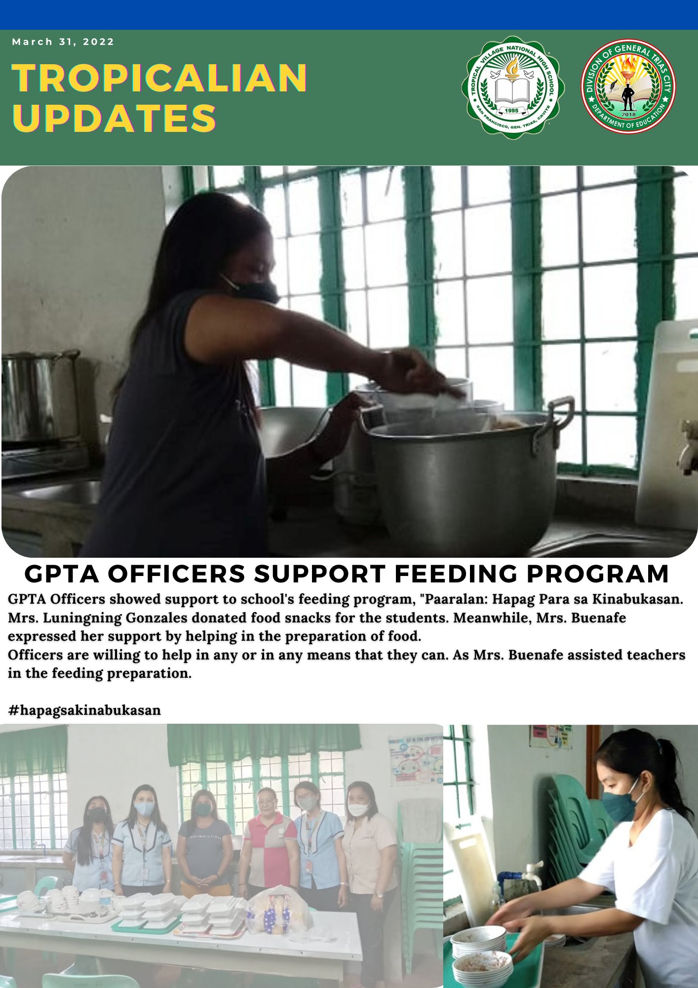 IN... - DepEd Tayo Tropical Village NHS - General Trias City