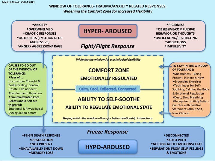 The Window of Tolerance... - Changing Tides Counselling | Facebook