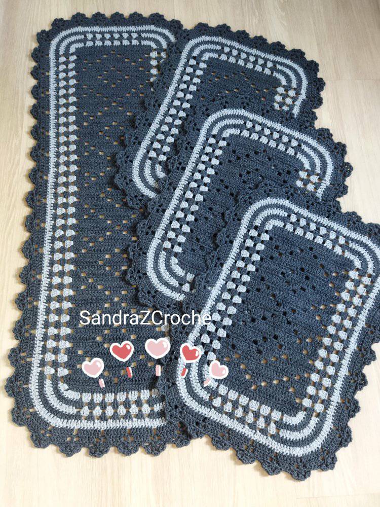 Sandra - Encomenda prontinha 🙏🧶 💖Tapete Jennifer 💖 Inspiração