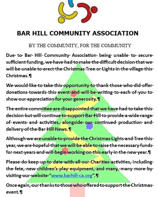 Bar Hill Community Association - BHCA | Cambridge