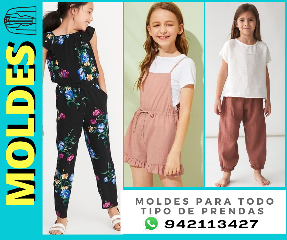 👖 👗👕👚🎽Moldes de prendas... - Moldes y patrones Kolor Perú