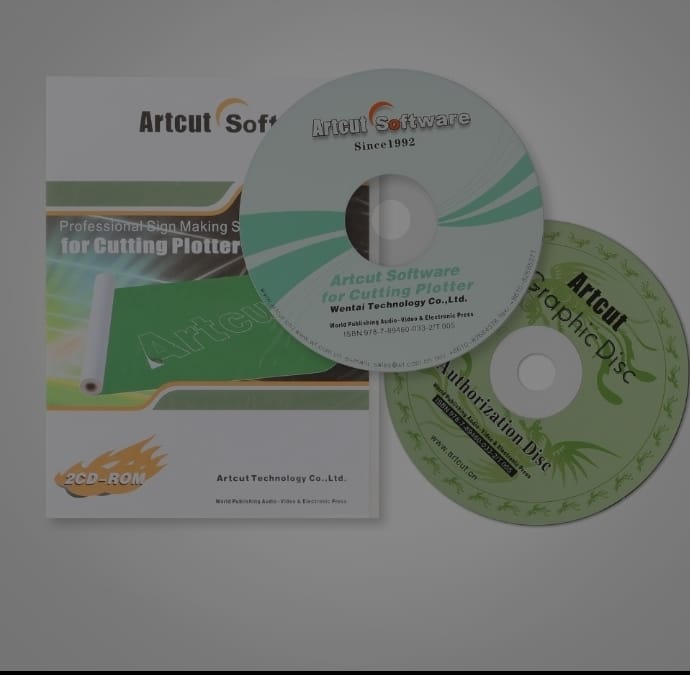 ARTCUT 2009 Pro Software - Vinyl Cutter Plotter Design Program With 9 Languages