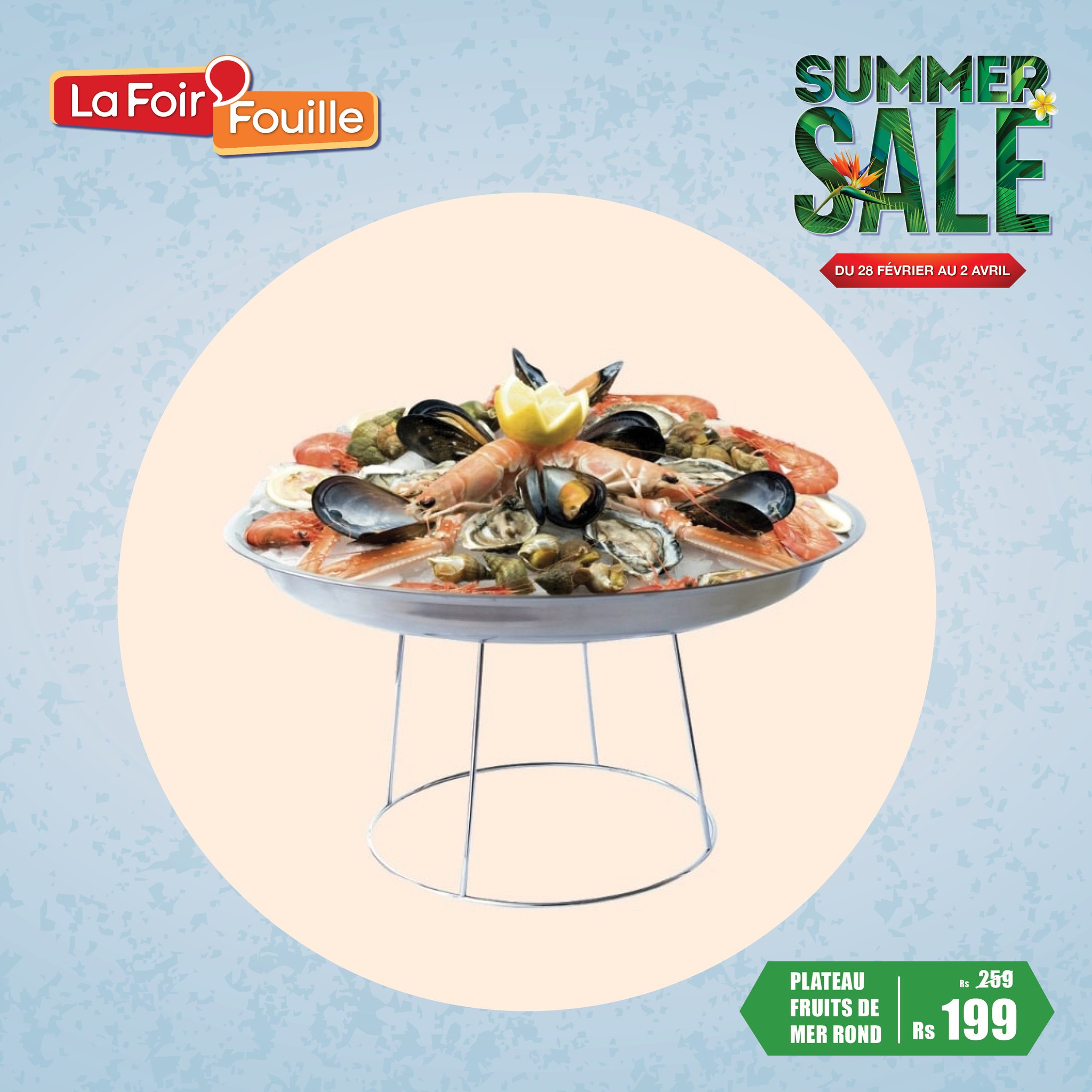 Support Plateau Fruit De Mer La Foir fouille
