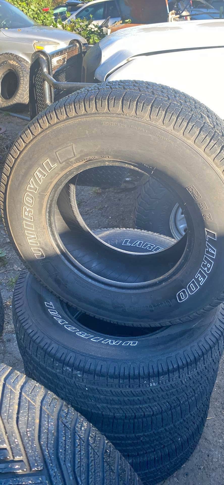 Nice matching set of 265/70r16 - Car Wheels, Tires & Parts - Sandy ...
