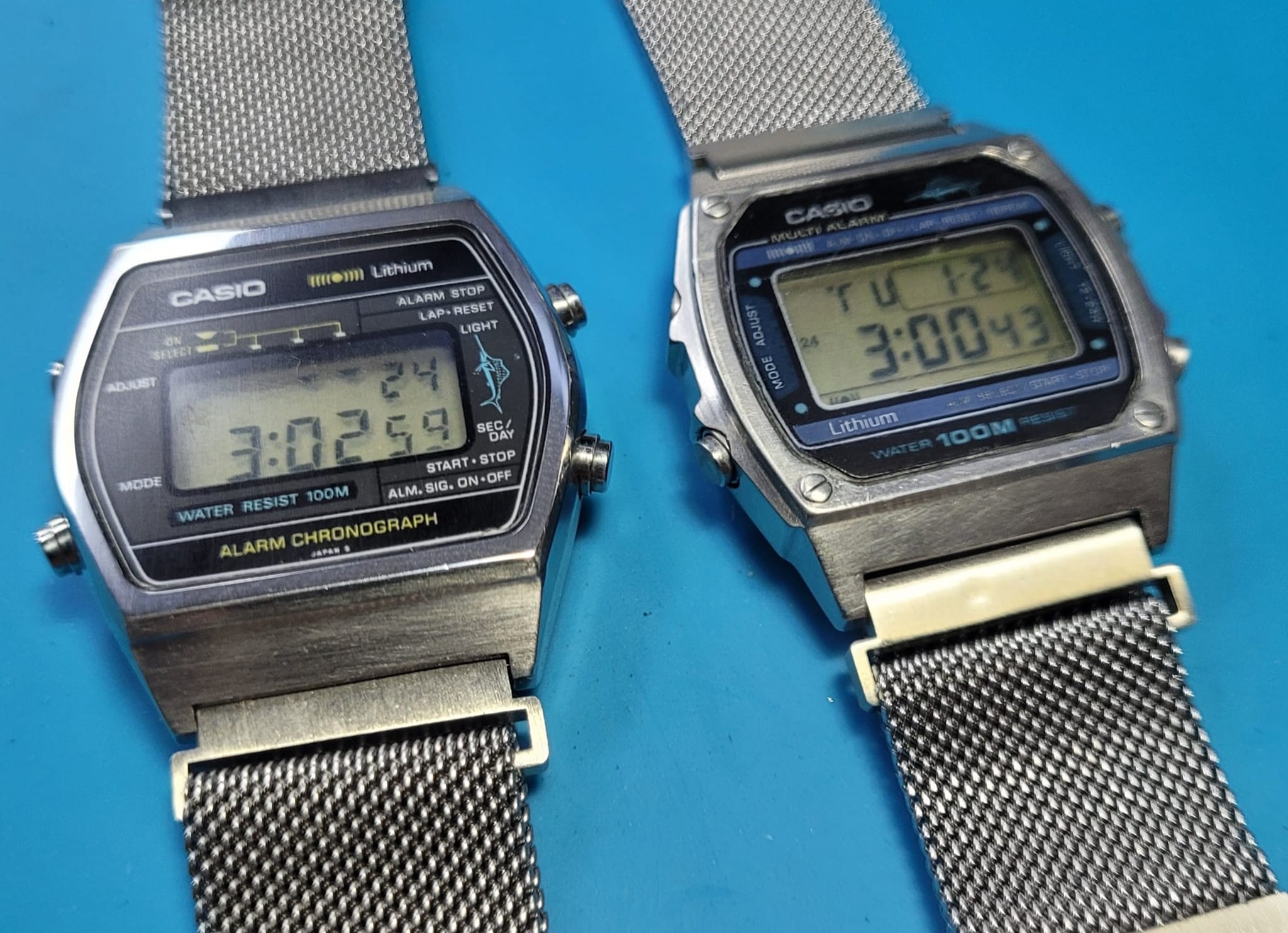 My Casio W-350 (152) from 1983 (Made in Japan.) This was the only