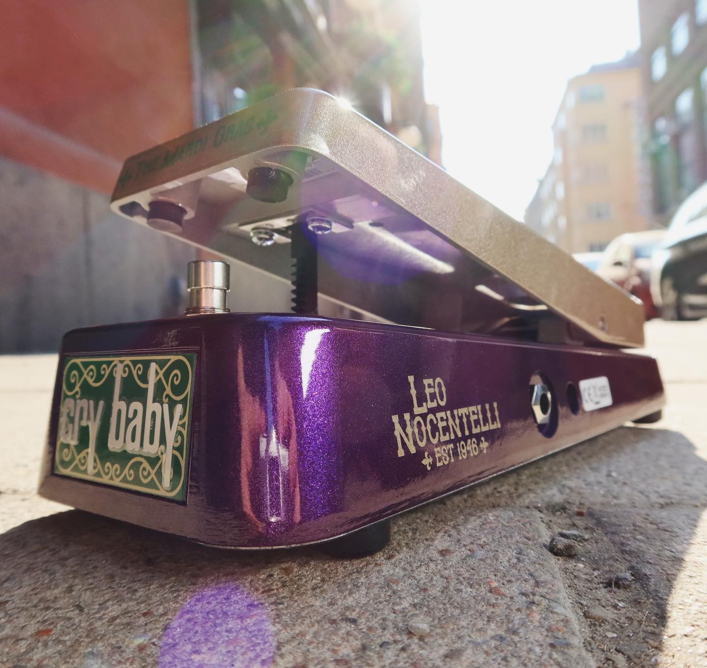 Dunlop LN95 Leo Nocentelli Cry Baby Mardi Gras wah pedal
