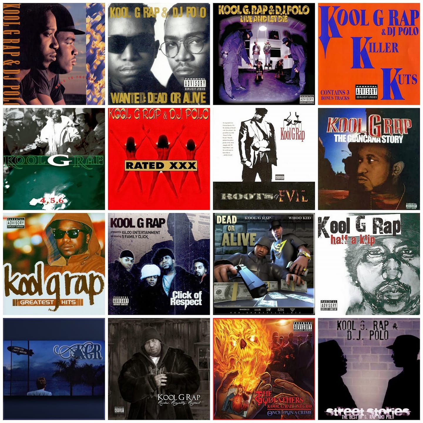 Classic Kool G Rap album from 1995!! 4,5,6 , Executioner Style