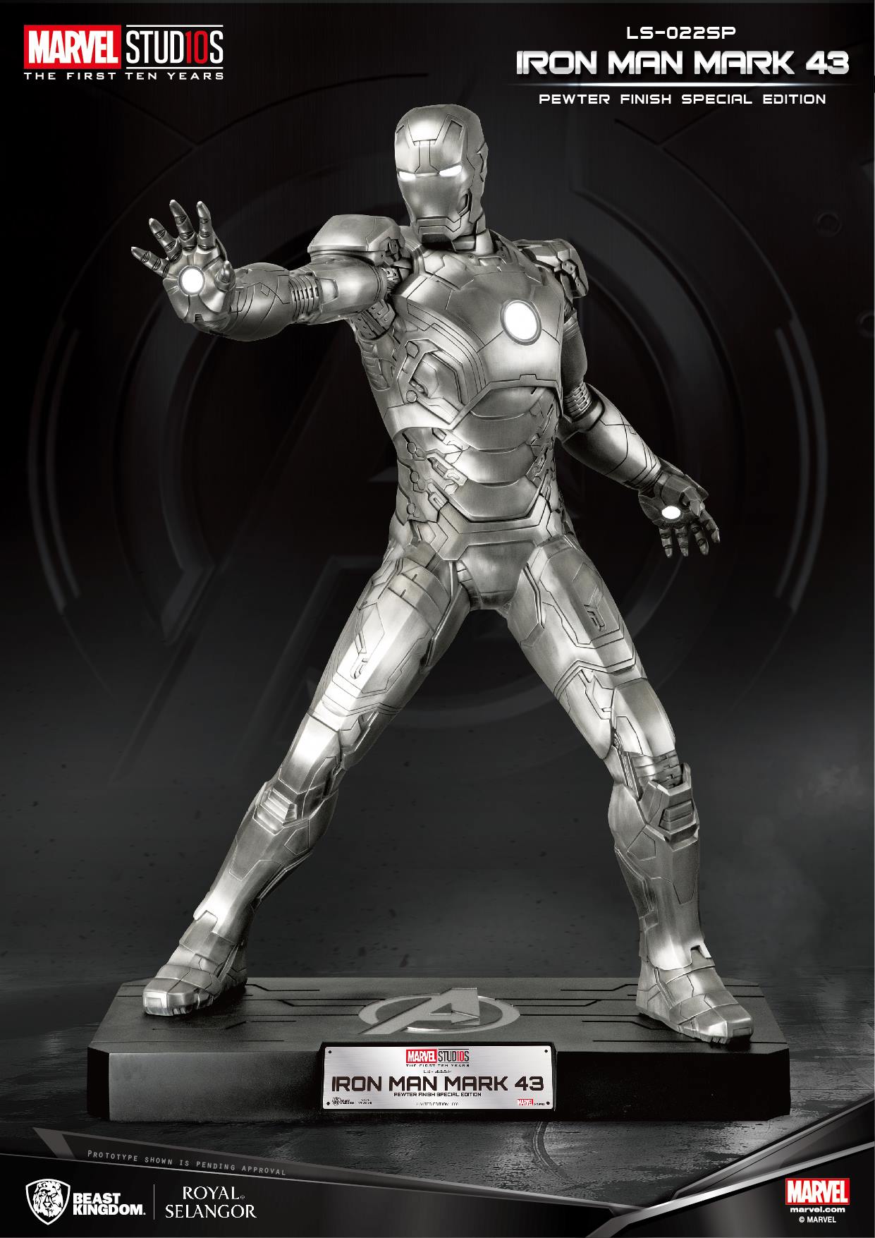 Beast - Beast KIngdom X Royal Selangor Life Size|022SP Iron Man 