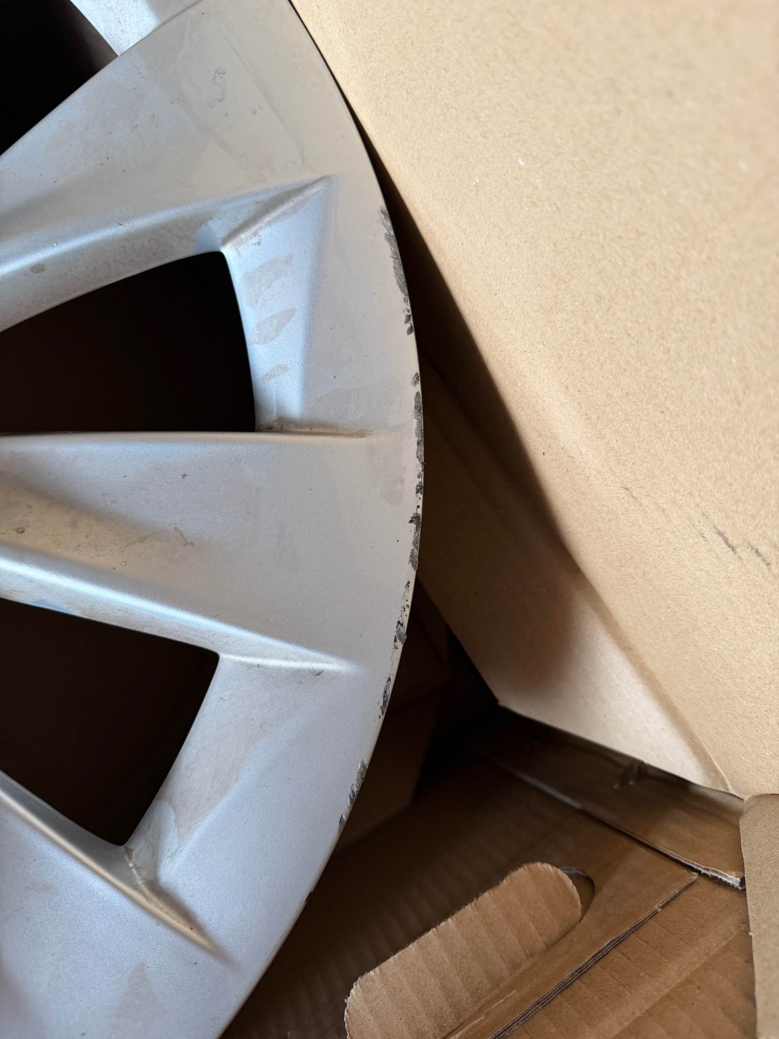 5x120 tesla Model X 20 inch wheels(1 set 4 wheels, ), (curbed)， 4 ...