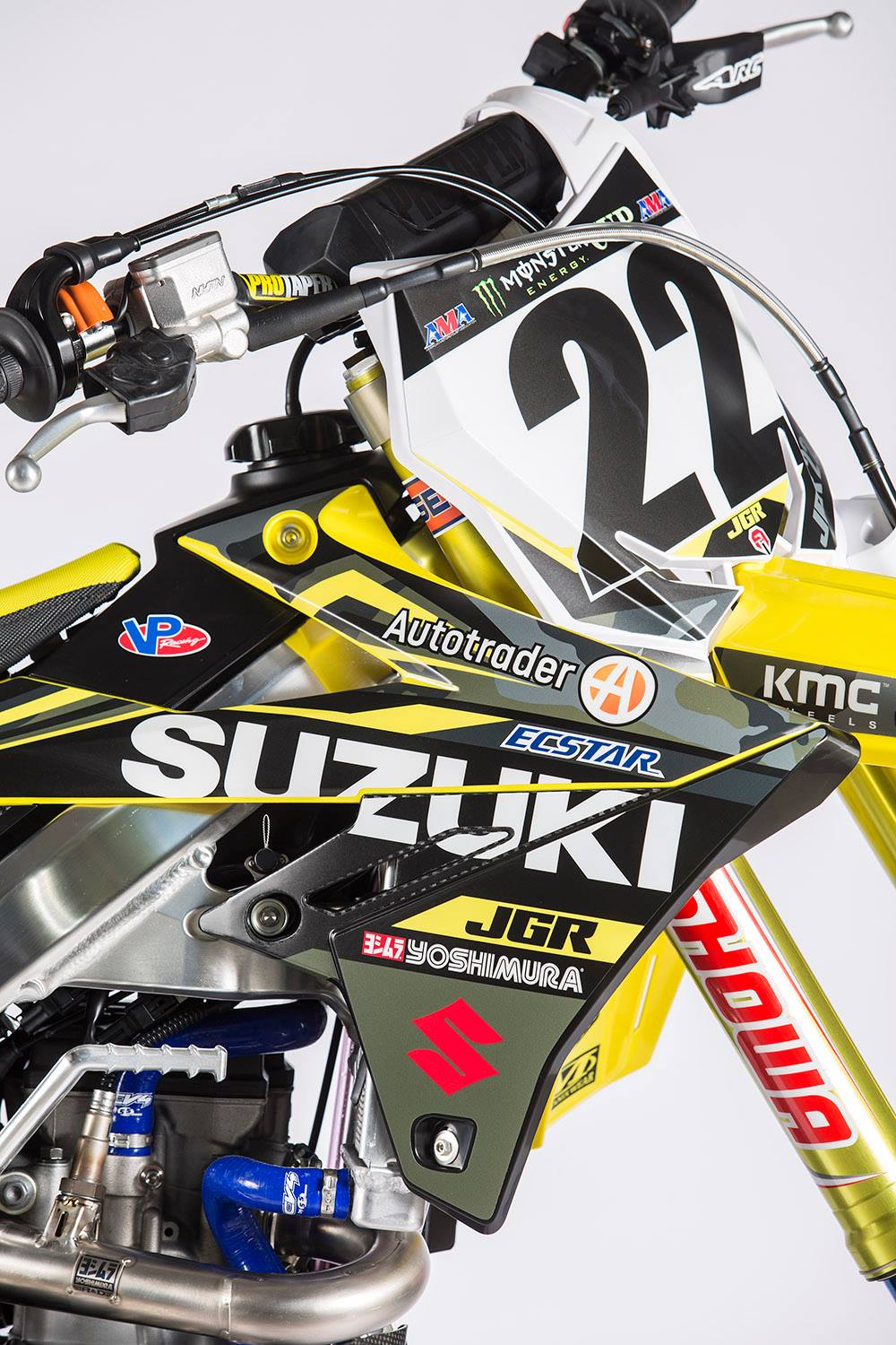 Chad Reed's Suzuki RM-Z450 for Monster Energy Cup