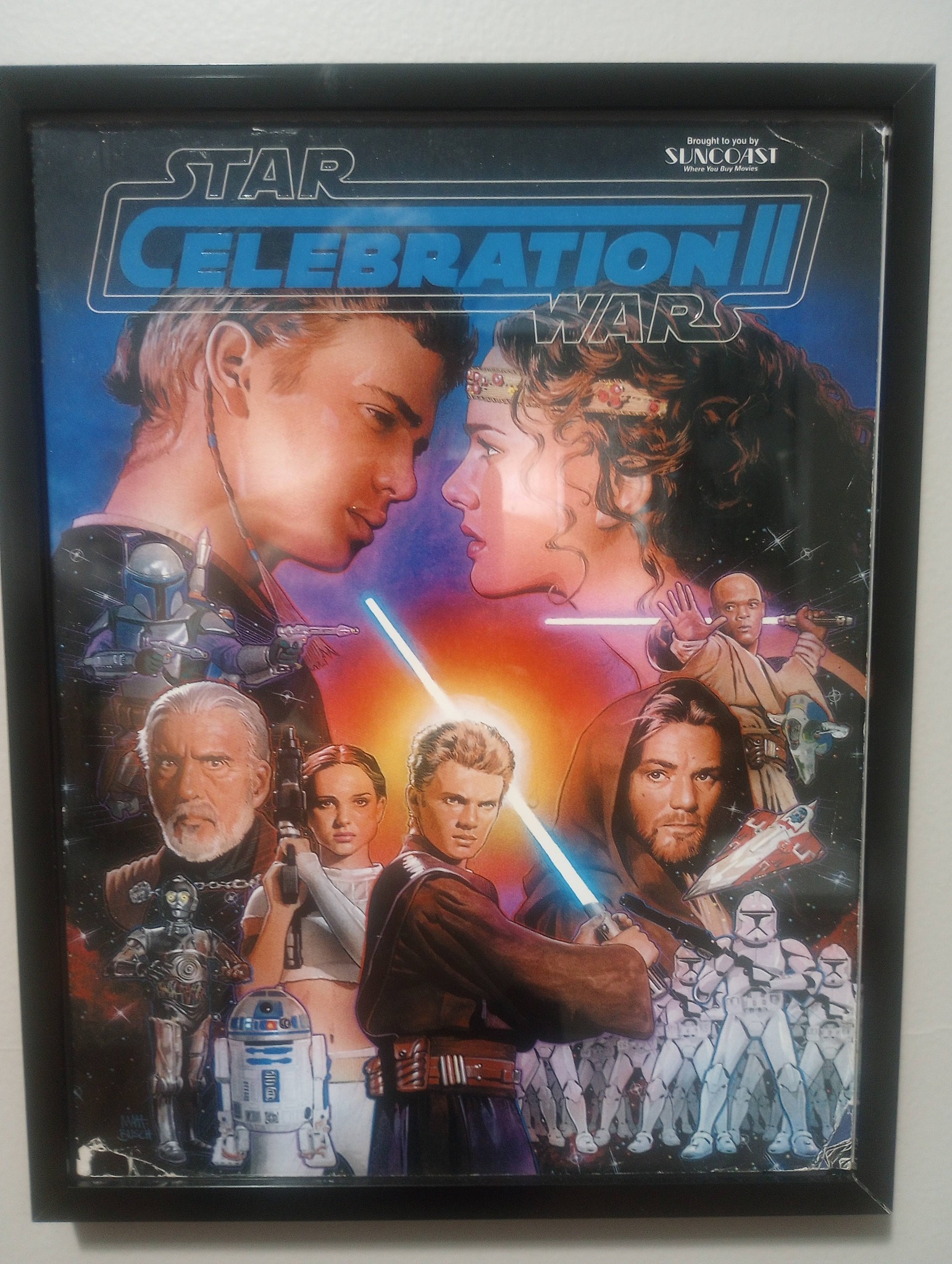 STAR WARS CELEBRATION II ポスター Star Wars Celebration II souvenir program book cover art by Matt Busch
