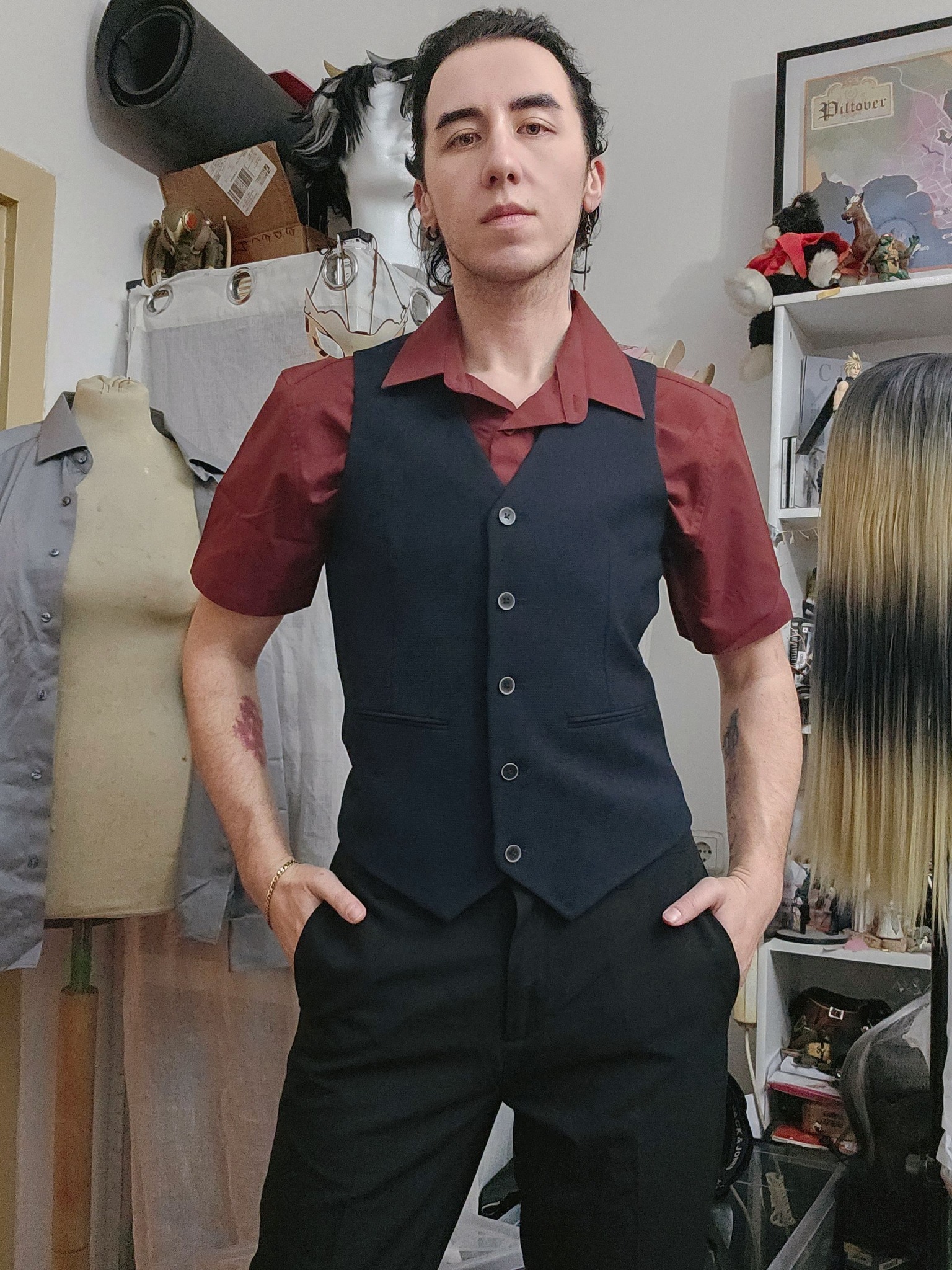 Traditional trachten style vests found on Vinted