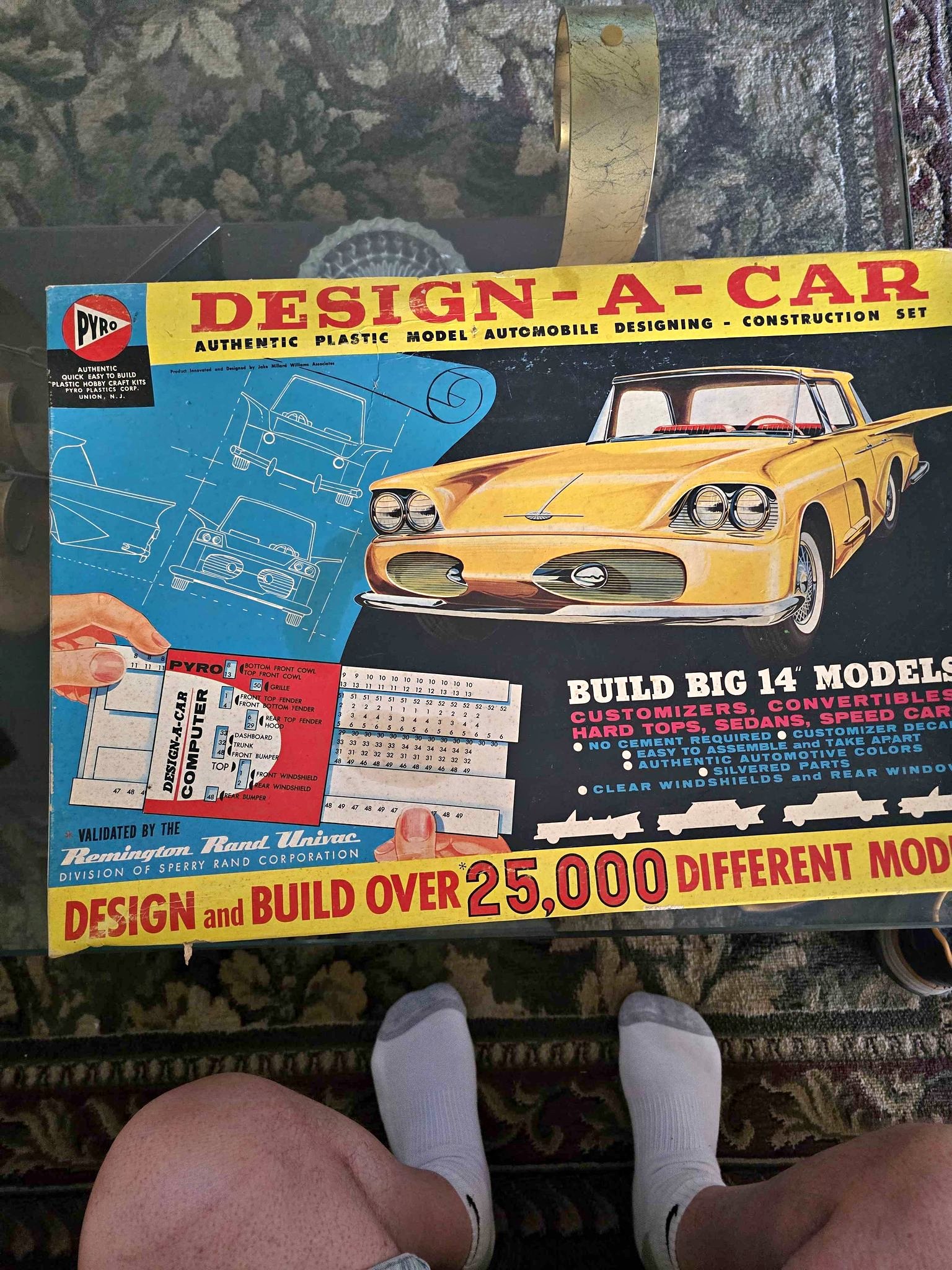 1959 Pyro Design-A-Car Authentic plastic model automobile designing ...