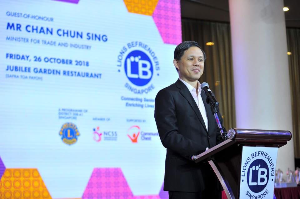 Chan Chun Sing - Lions Befrienders Service Association has...