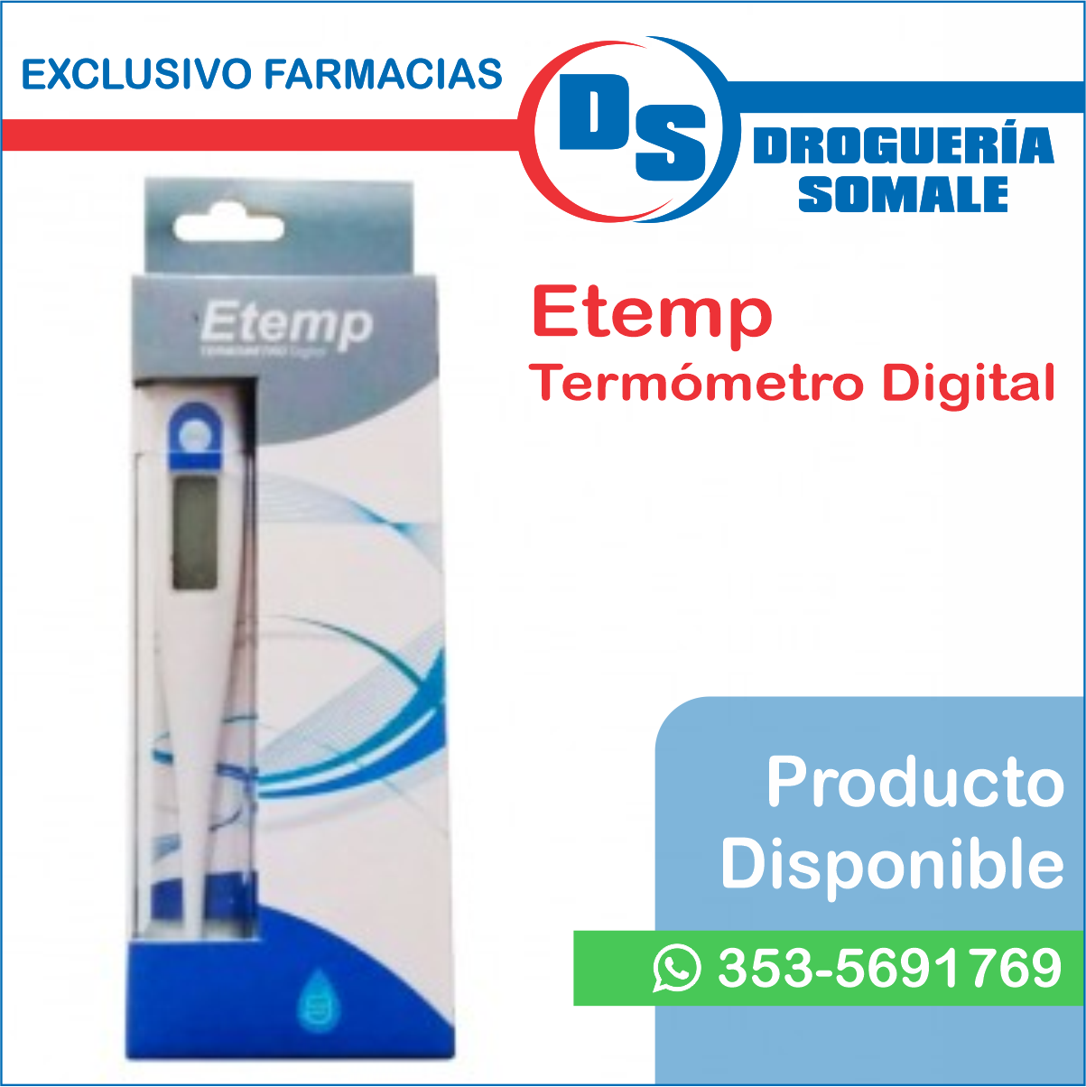 🌡 PRODUCTO DISPONIBLE en DROGUERÍA... - Droguería Somale | Facebook