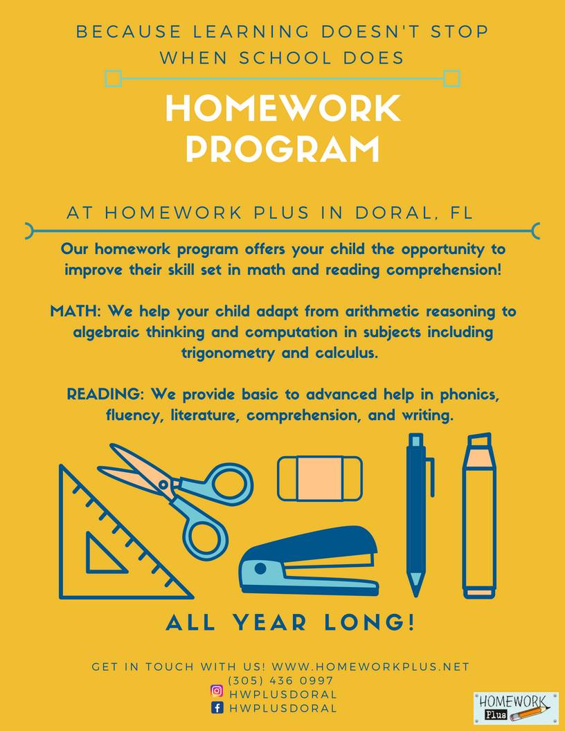 Homework Plus | Doral FL