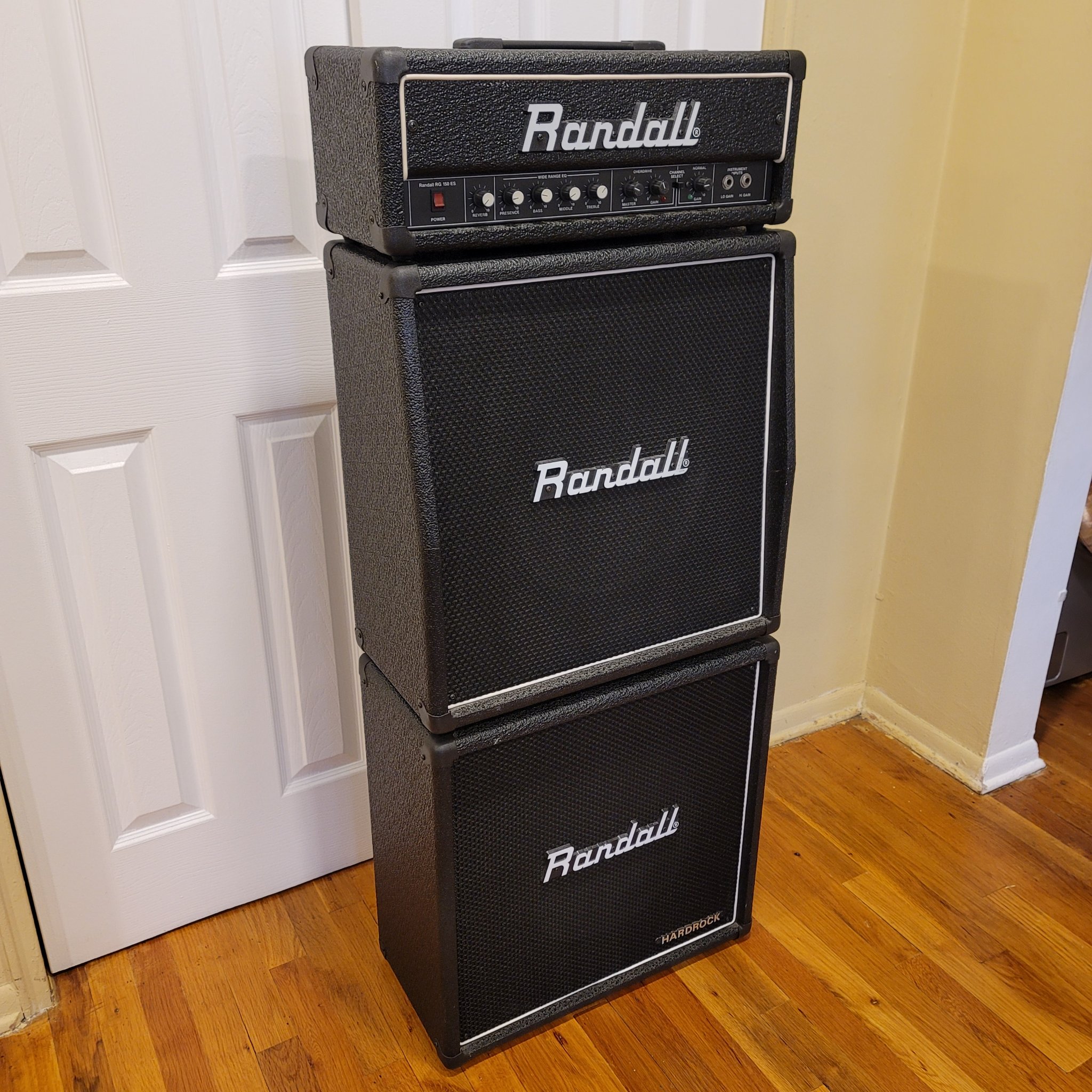 Randall RG 150 ES Solid State Guitar Amplifier Stack - Guitar ...