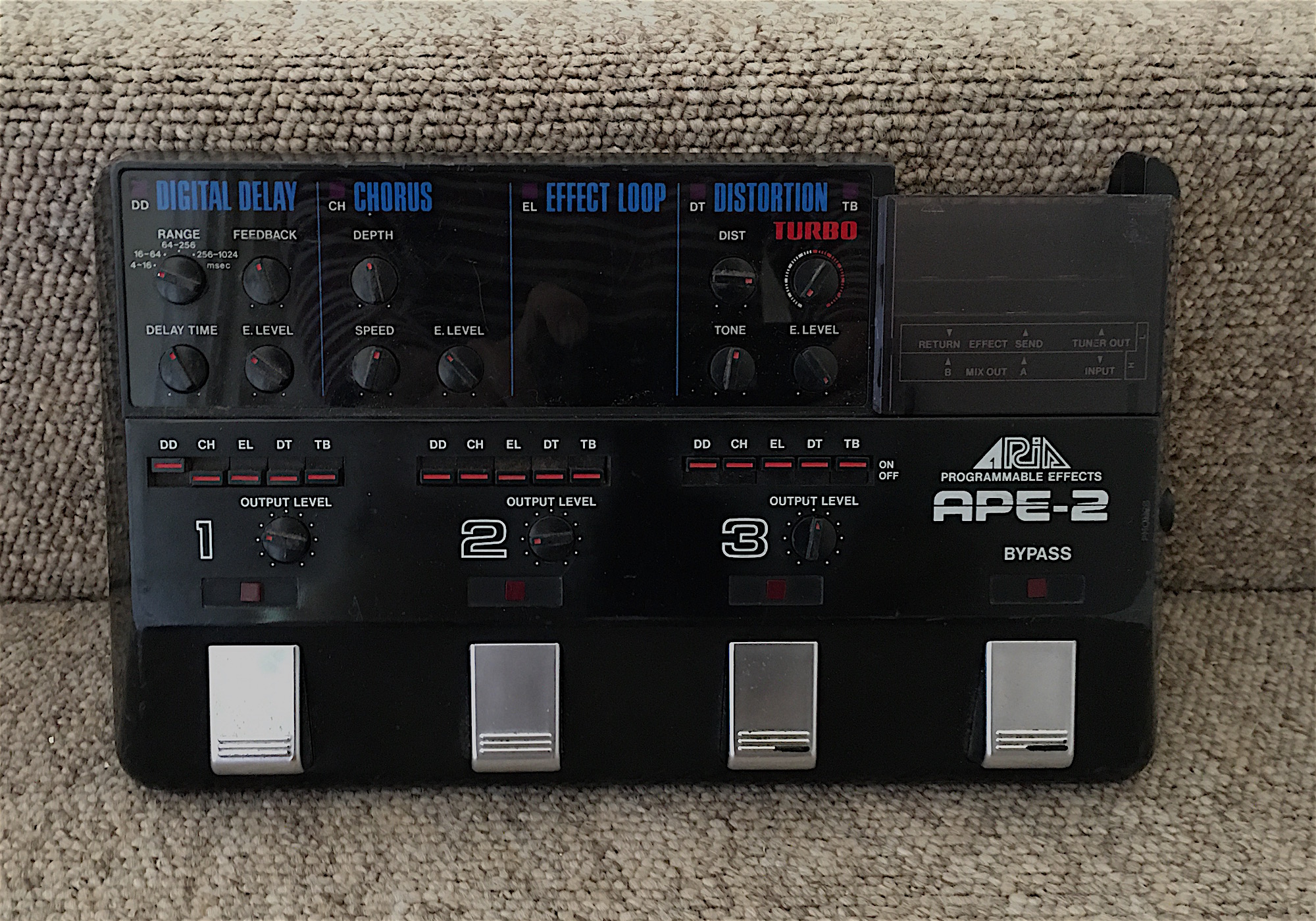 Aria ADT-1 distortion pedal from Japan
