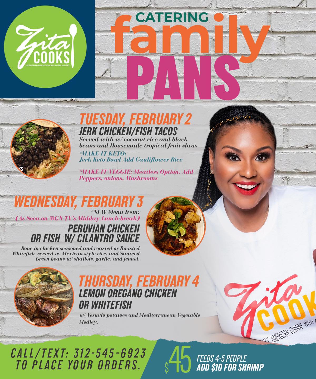 Zita Cooks Catering | Chicago IL