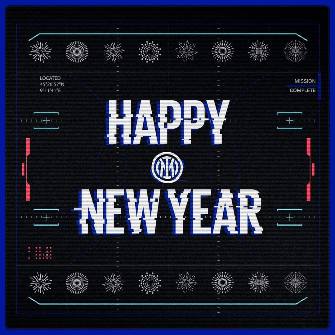 Inter - 🎆 Tanti auguri di Felice Anno Nuovo interisti! 🖤💙 Buon 2022 🎊 ...
