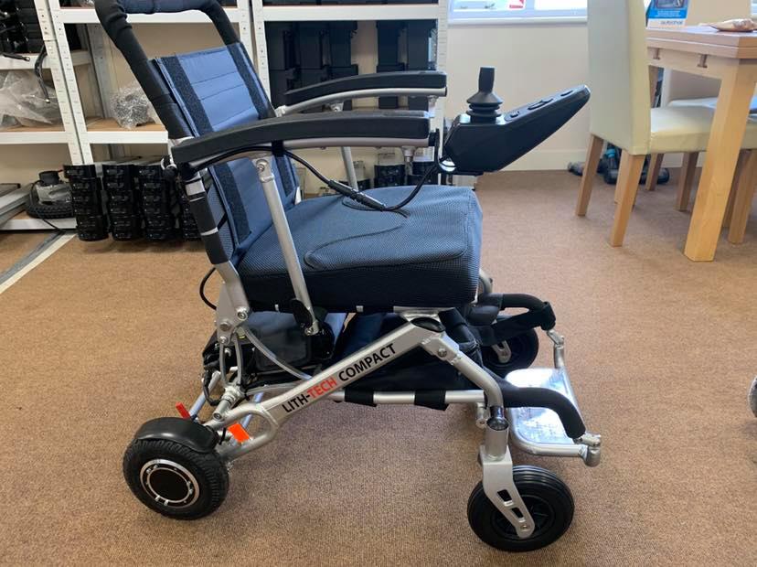 On this chair we flipped the foot... - Lith-Tech Mobility