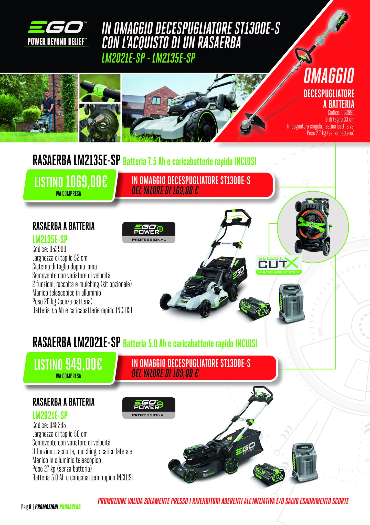 EGO Power AMG1000 Contenitore per Trattorino Tosaerba Zero Turn
