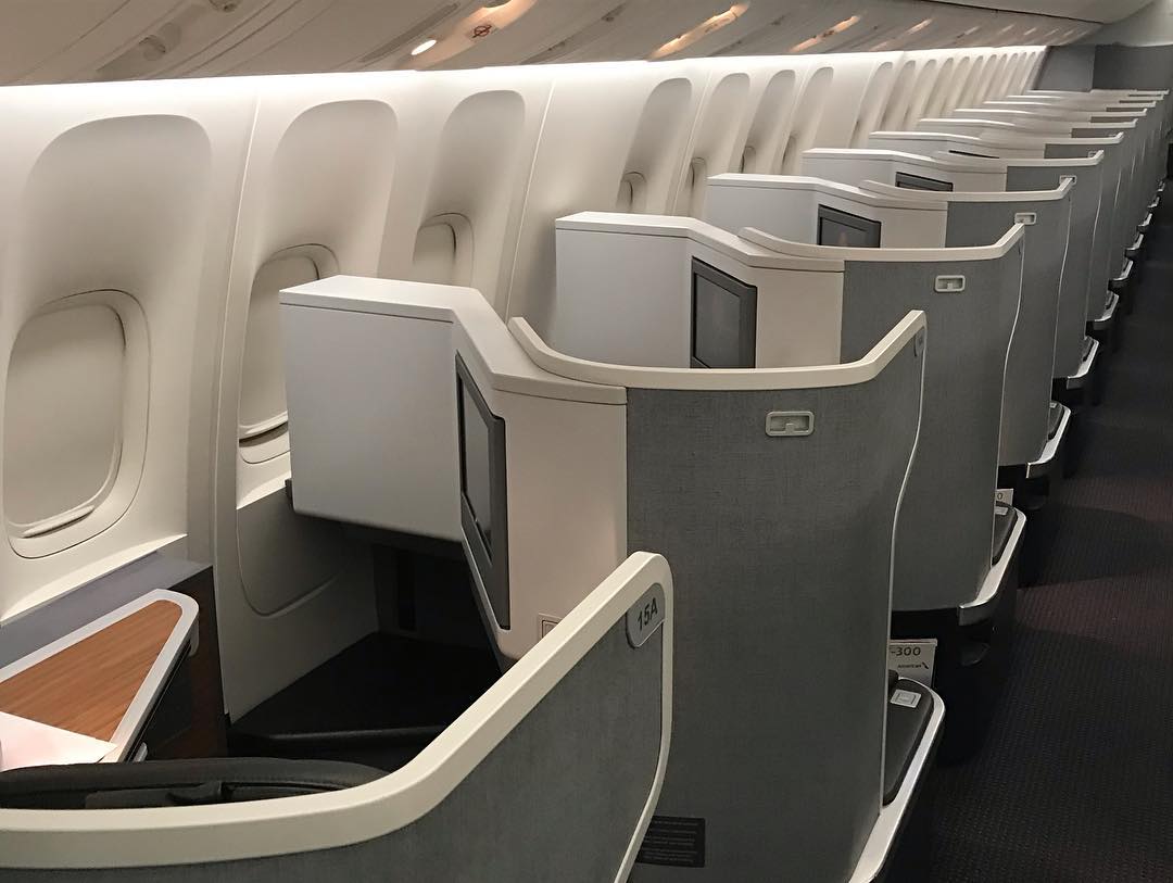 Sam Chui - Here’s @americanair Flagship Business Class on...