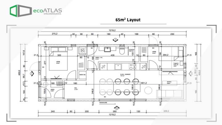 Eco Atlas steel module system