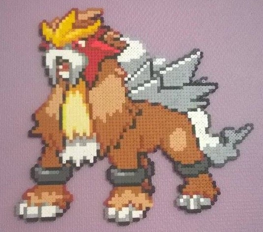 Entei Pixel Art 🔥 Entei 🔥, “Bringing The Legendary Pokemon