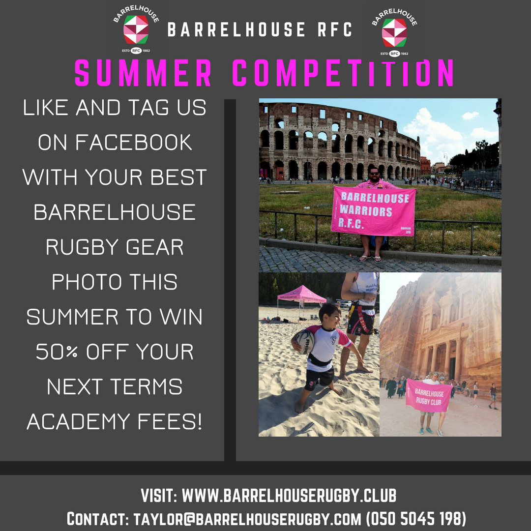 Get tagging those photos rugby... - Barrelhouse Rugby Academy