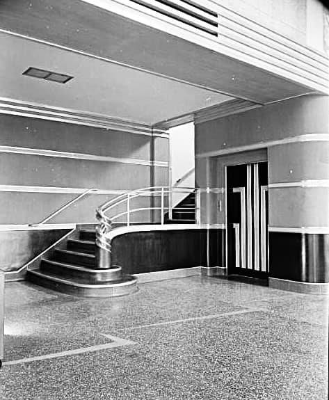 NBC's Art Deco building in Hollywood, Los Angeles
