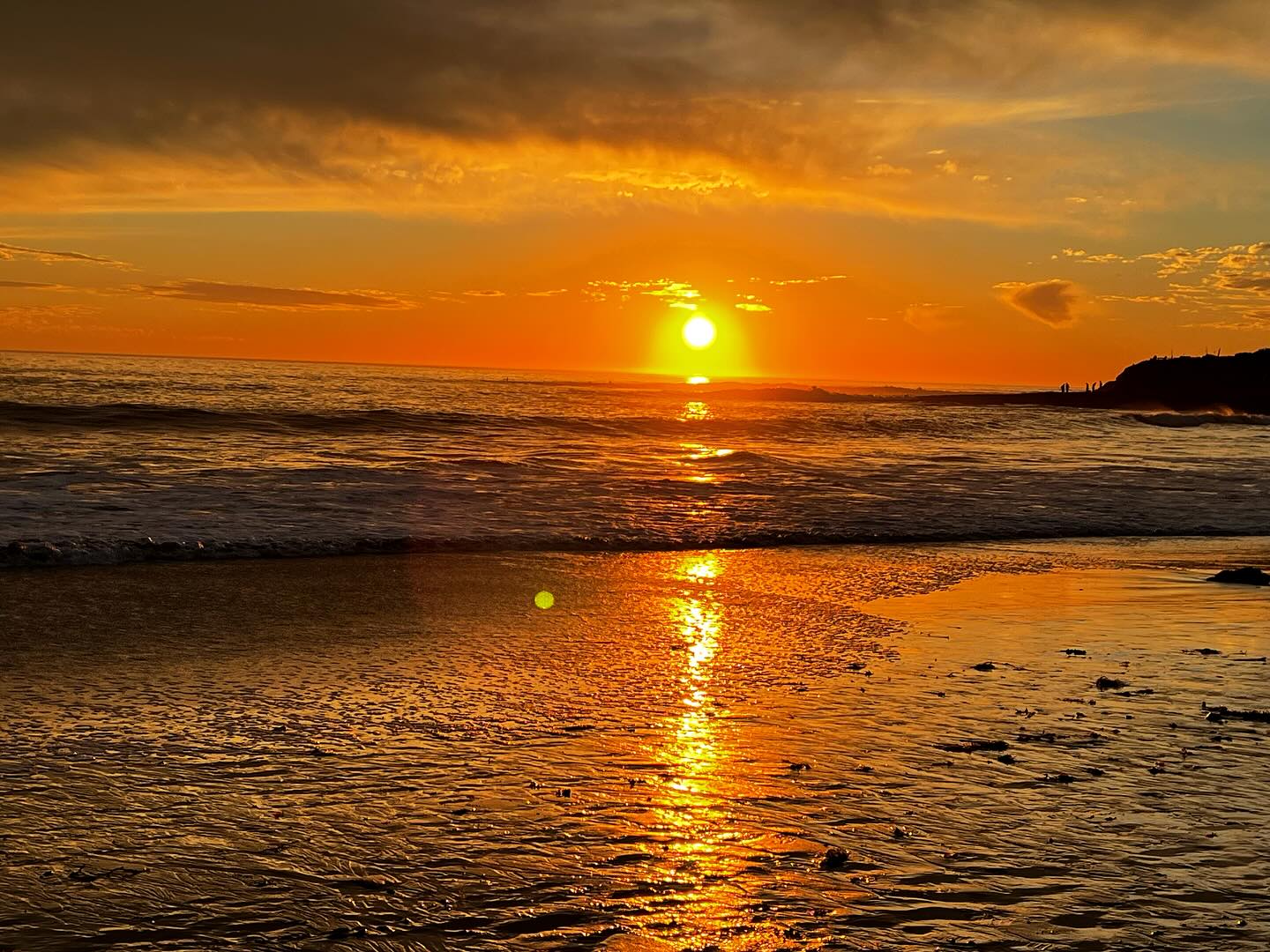 Sunset from Natural Bridges State Beach 09/05/2026