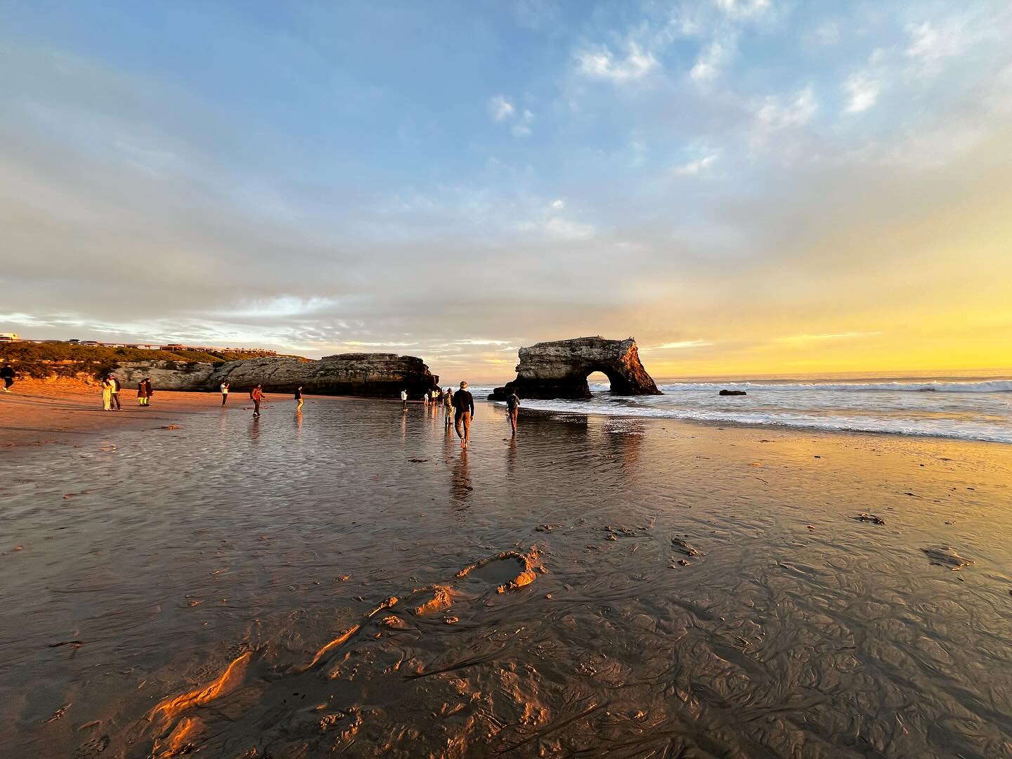 Sunset from Natural Bridges State Beach 09/05/2026
