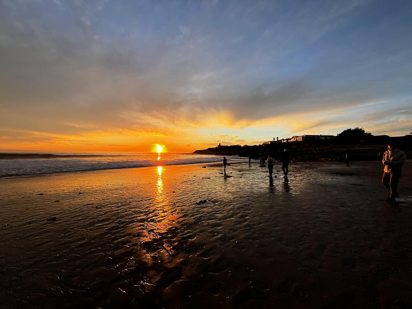 Sunset from Natural Bridges State Beach 09/05/2026
