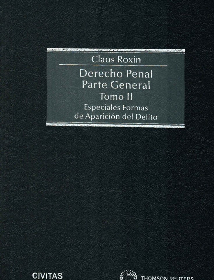 Librería Cívica - DERECHO PENAL PARTE GENERAL Claus Roxin...