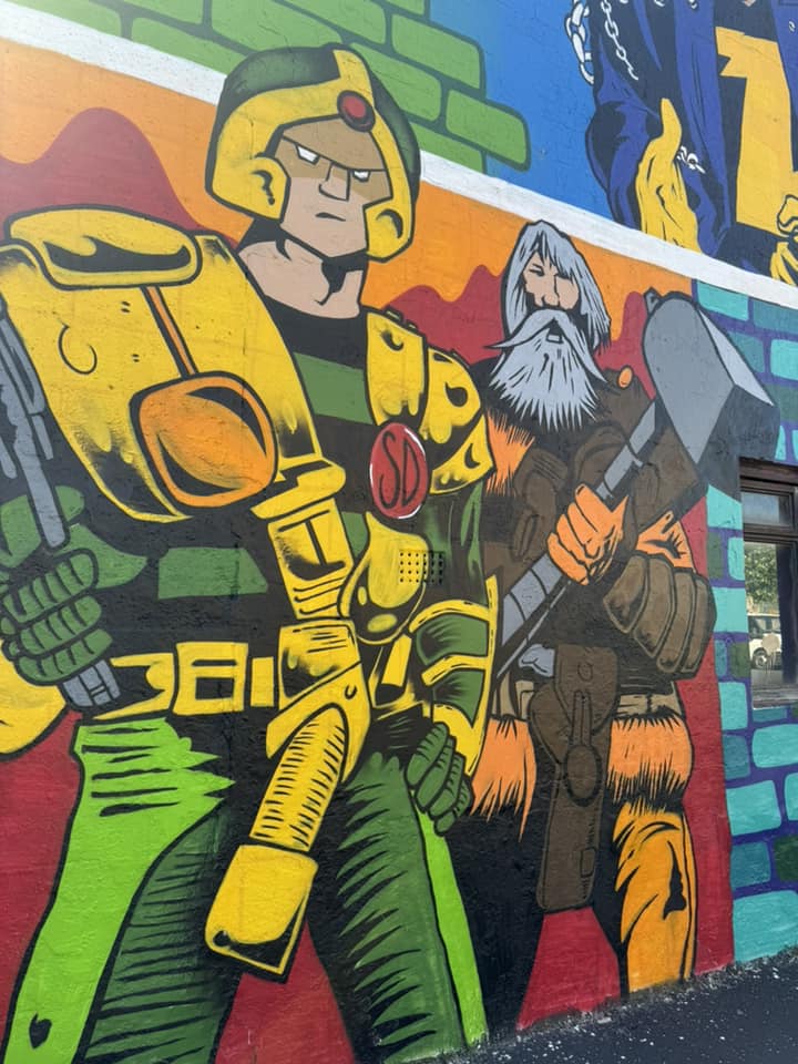 Johnny Alpha and the Stix brothers in 2000AD