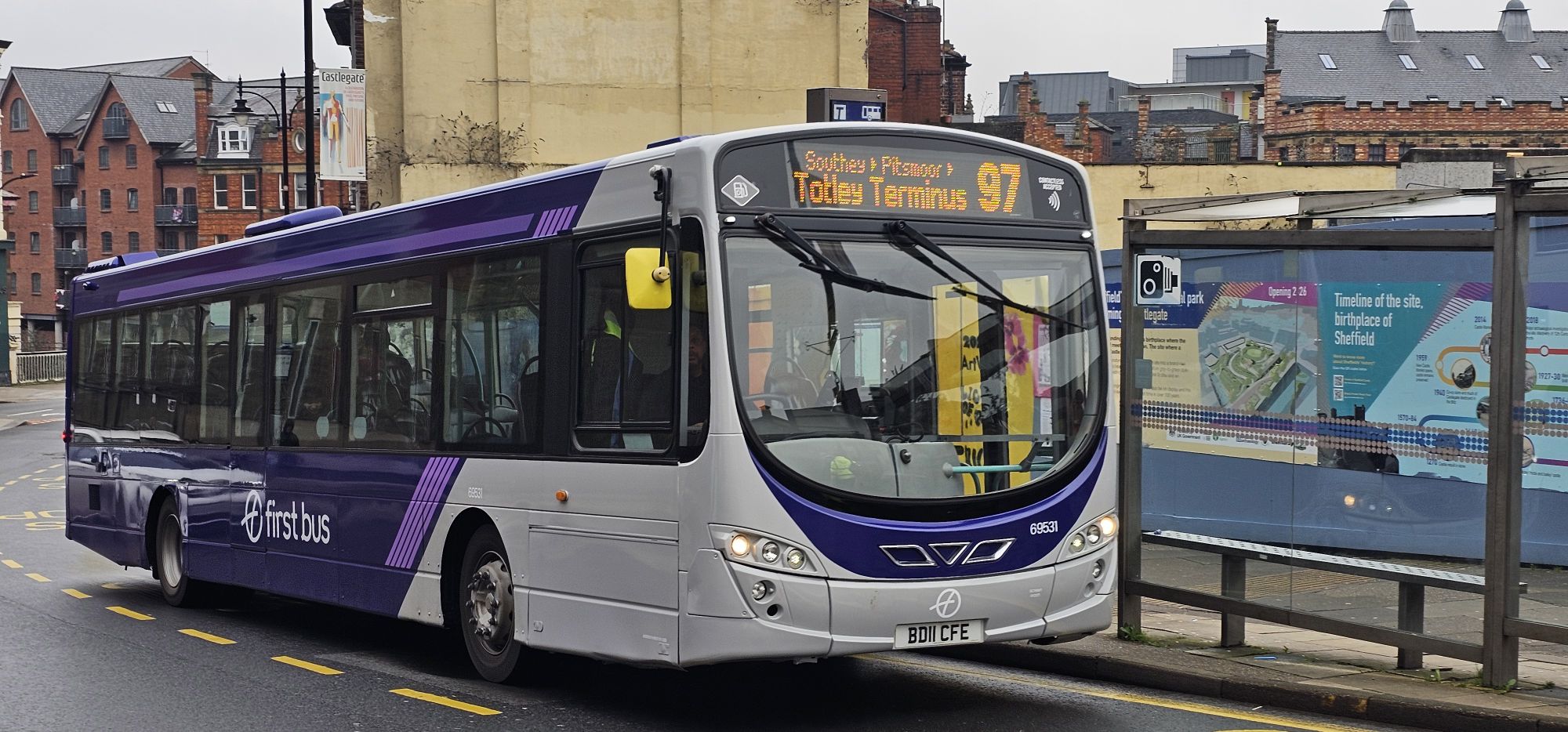 Friends of Buses and Coaches | First South Yorkshire 69531 BD11 CFE is ...