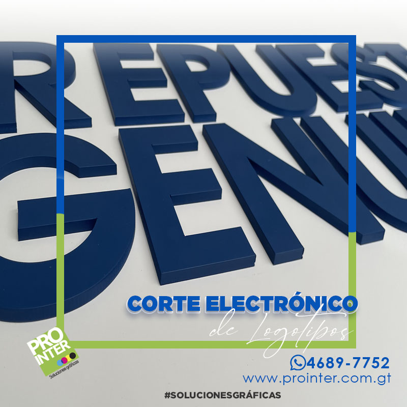 Prointer - Los logotipos elaborados con corte láser son la... | Facebook