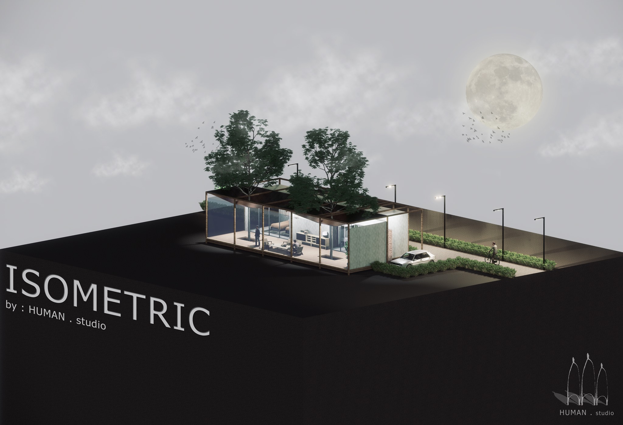 HUMAN studio - การนำเสนองานในรูปแบบของ 3D Isometric render...