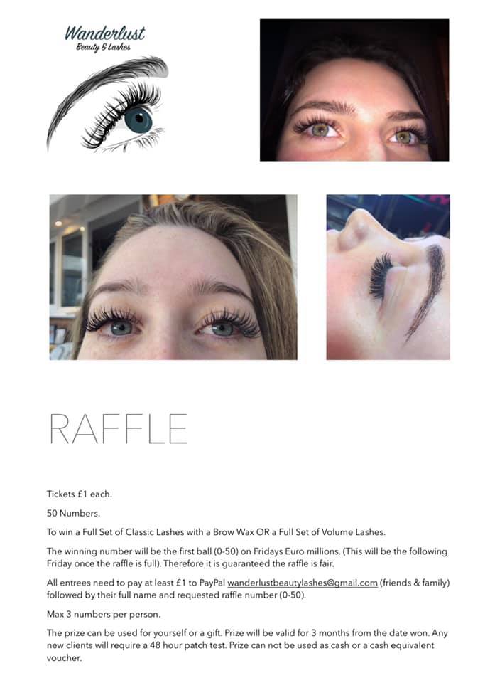 🌸 RAFFLE IS NOW FULL 🌸 The... - Stacey’s Lash Service