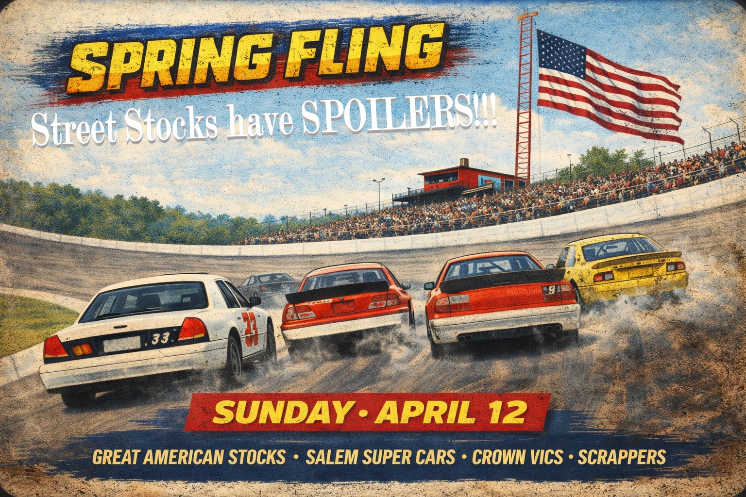 Spring Fling - Qualifying at 12:10pm - Racing at 2:00pm