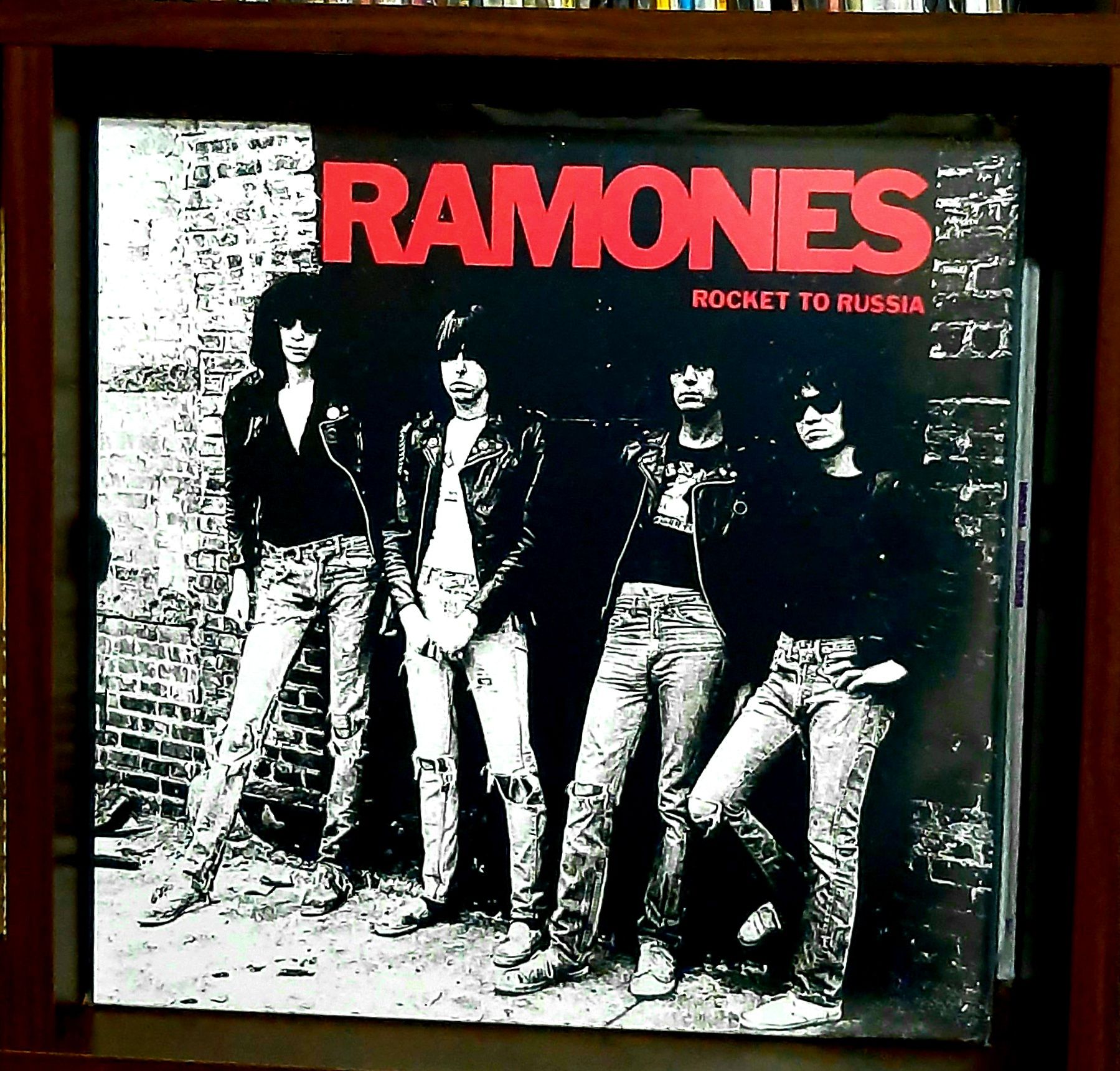 The Ramones: Rocket to Russia (Sire Records, 1978). Poster from a 