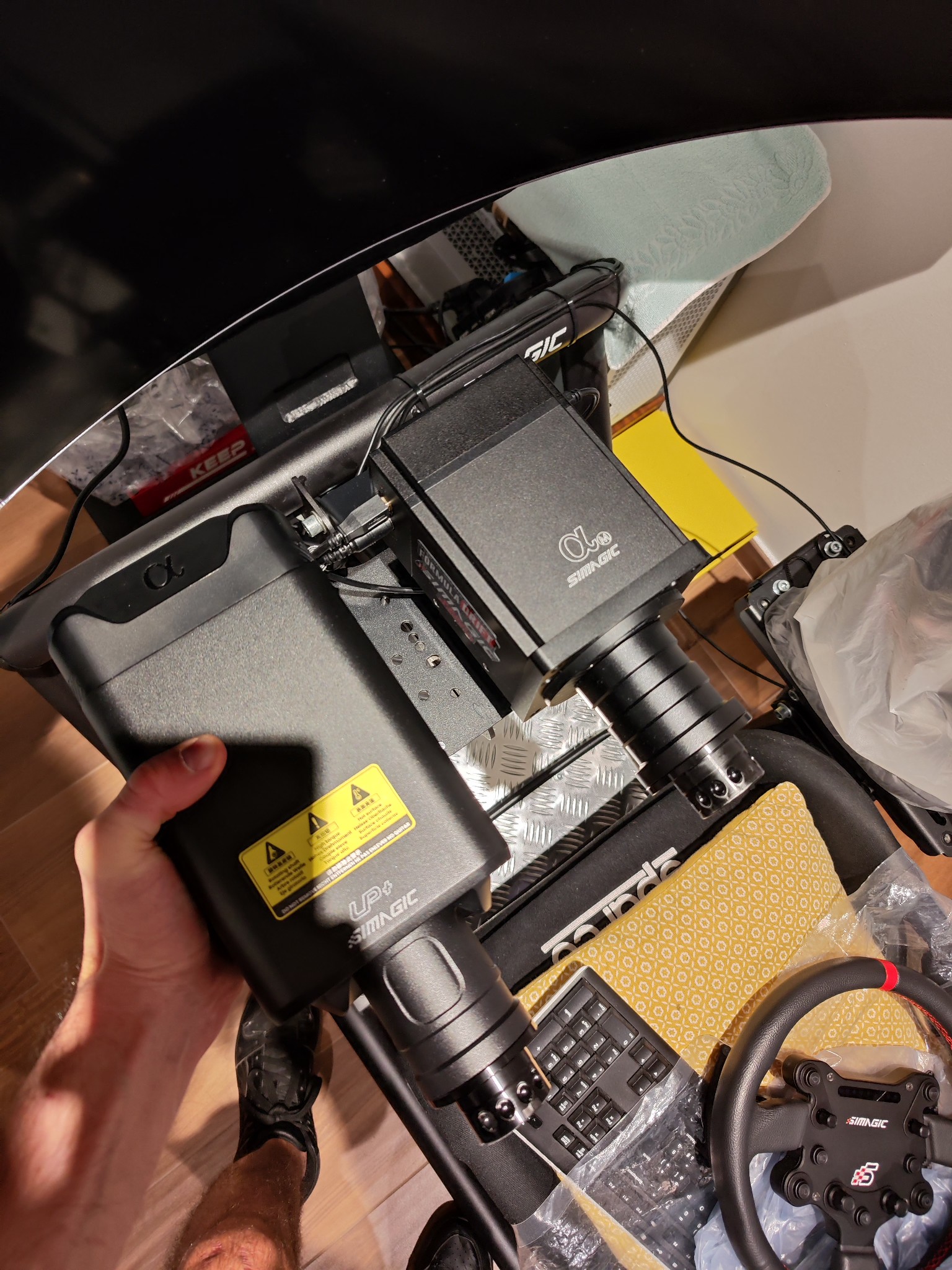 I have a Simagic Alpha Evo Sport base. I just purchased a Simagic