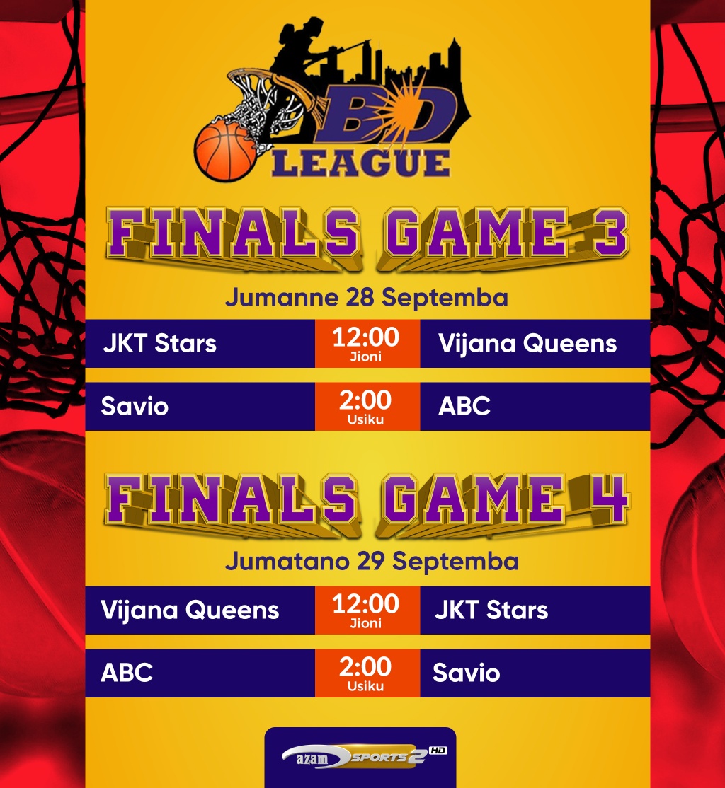 Azam TV - #BDLeague inaendelea leo kwenye Finals Game 3 kwa #JKTStars ...
