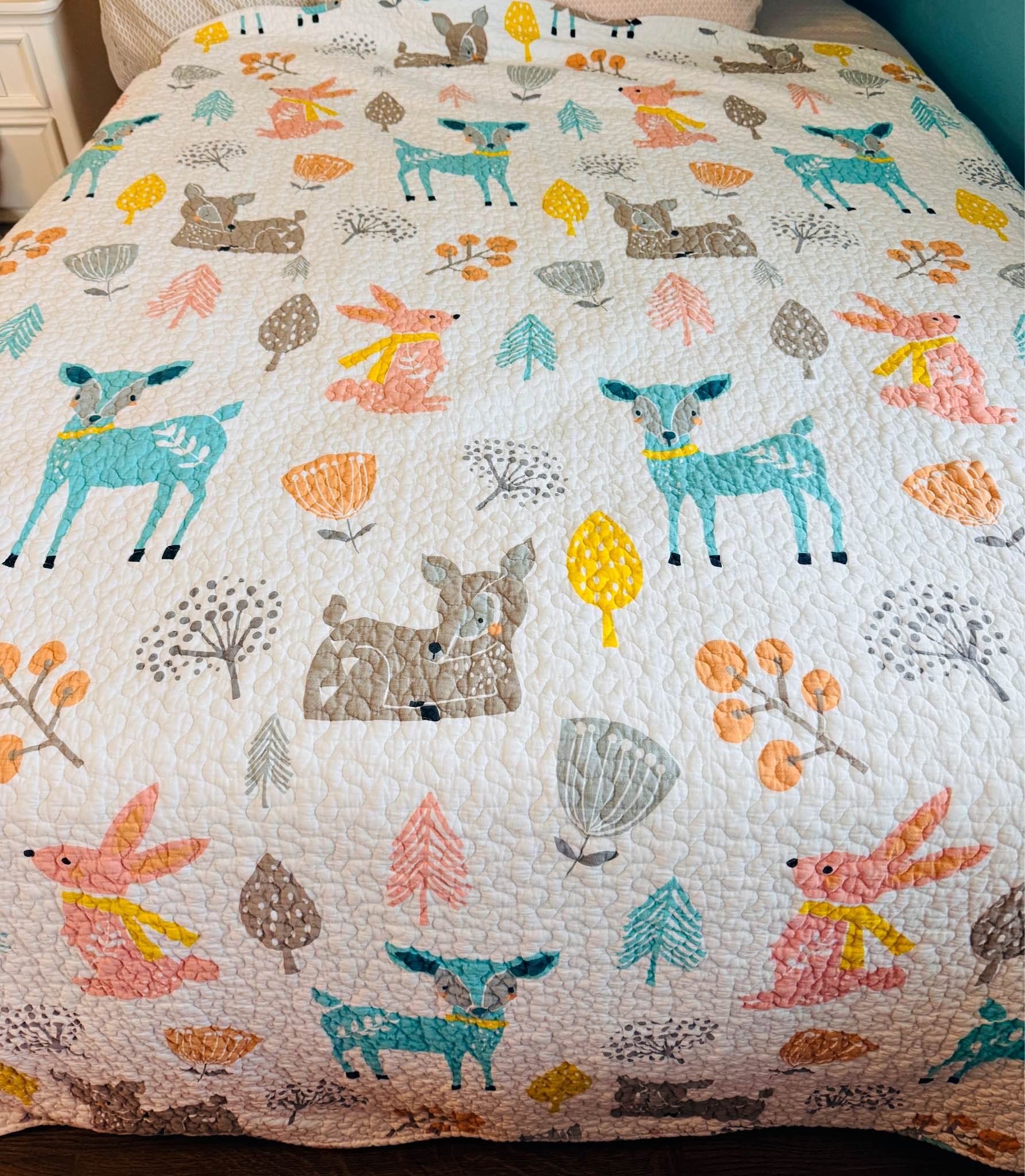 2-Reversible Woodland Animal Quilt Sets - Bedspreads, Quilts ...