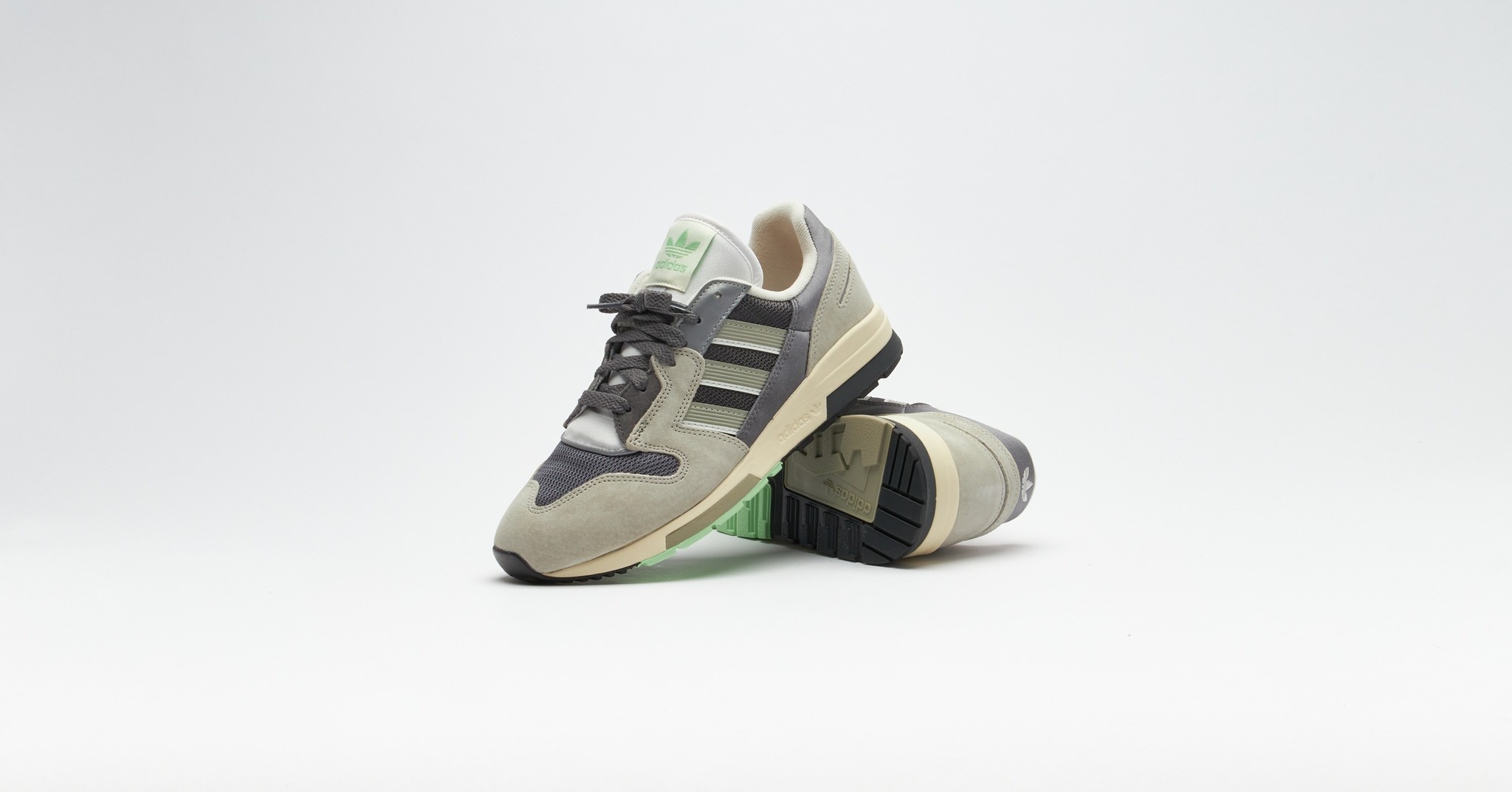 Restocked: adidas ZX 420 Grey Six / Sesame / Cream White. Shoplink