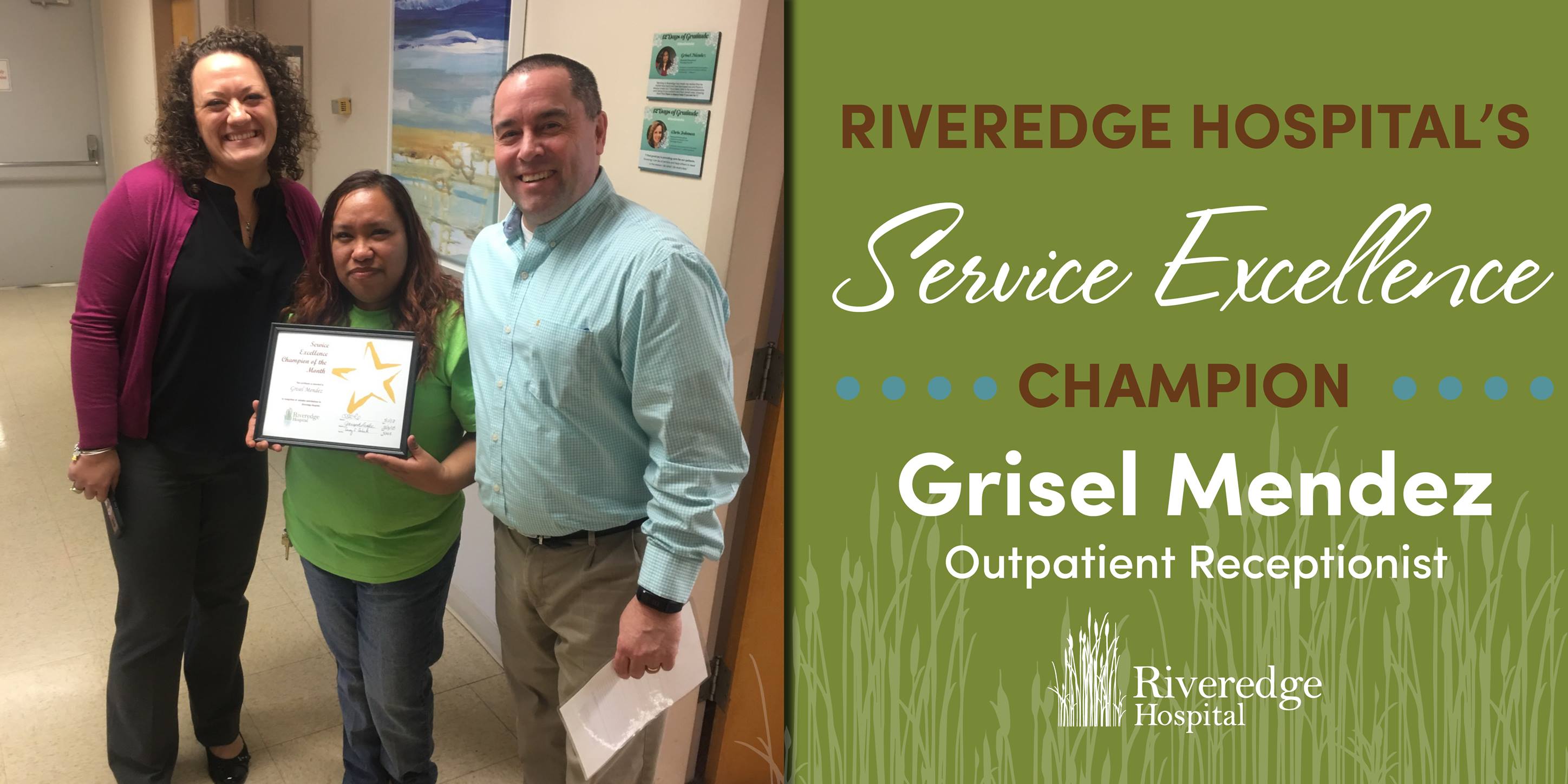 Join us in congratulating our Service... - Riveredge Hospital | Facebook