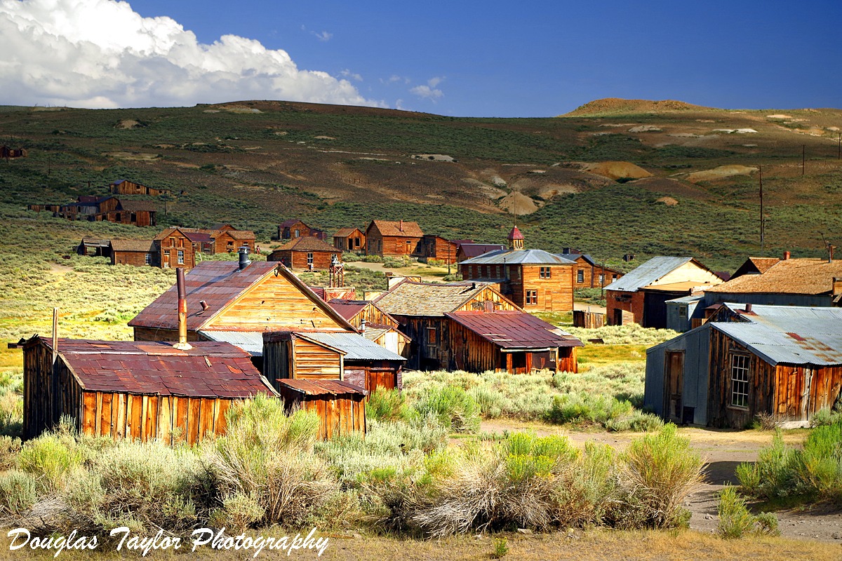 Bodie, California ghost town preserved in arrested decay