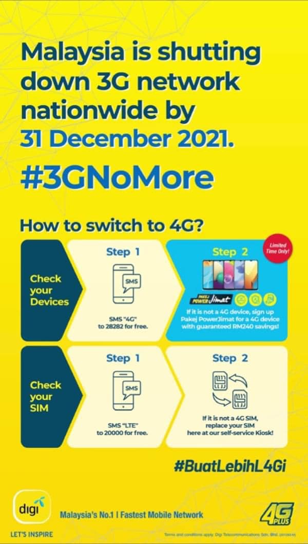 🎺 Rangkaian 3G akan... - Digi Store Express Lite Taman Tunku