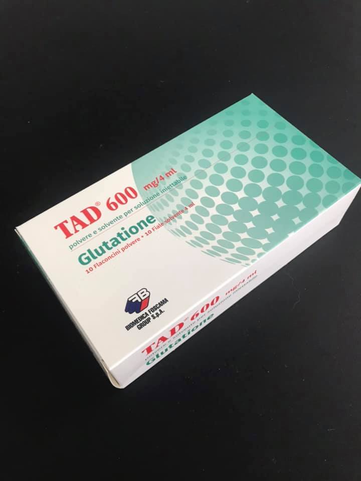 glutathione tad 600 biomedica foscama TAD-600 600mg Lyophilized Powder for IM/IV Injection 10's price in the Philippines Glutathione TAD 600 - Antioxidation